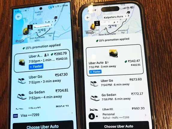 Read more about the article Android सस्ता, iPhone महंगा? Ola और Uber पर यूजर्स ने लगाए गंभीर आरोप, CCPA ने भेजा नोटिस; अब तोड़ी चुप्पी!