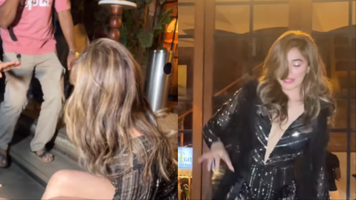 Read more about the article ग्लैमर, स्टाइल और एक अनहोनी – कंगना शर्मा का हाई हील्स में बैलेंस बिगड़ा, कैमरों के सामने गिर पड़ीं; यूजर्स ने लिए मजे, बोले – “हील्स भी पहनूंगी और मचक-मचक के भी चलूंगी!”