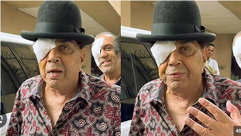 You are currently viewing धर्मेंद्र की सेहत को लेकर फैंस परेशान, सर्जरी के बाद पहली बार आए नजर; बोले- ‘मुझमें अभी भी दम है’