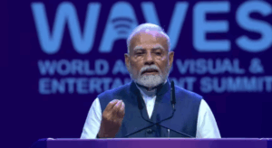 Read more about the article WAVES 2025: ग्लोबल मंच पर चमका भारतीय मनोरंजन उद्योग, पीएम मोदी ने किया भव्य उद्घाटन; शाहरुख, आमिर समेत कई सितारों की चमक से सजा मुंबई का मंच