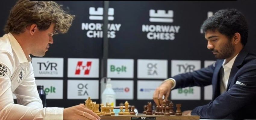 Read more about the article 19 साल के वर्ल्ड चैंपियन डी. गुकेश ने रच दिया इतिहास, क्लासिकल चेस में पहली बार मैग्नस कार्लसन को हराया; टूर्नामेंट में टॉप-3 में पहुंचें!