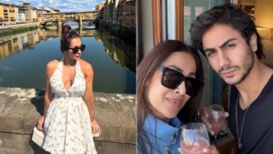 Read more about the article 20 साल के बेटे के साथ वेकेशन पर निकलीं मलाइका, बिकिनी लुक पर ट्रोलर्स ने उठाए सवाल; बोले- ‘ऐसे कपड़े बेटे के सामने मत पहनो’!