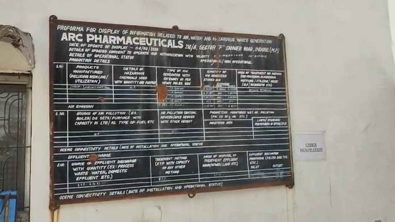 You are currently viewing इंदौर में गंदे पानी से बनाई जा रही सिरप, ARC कंपनी के इंस्पेक्शन में हुआ खुलासा