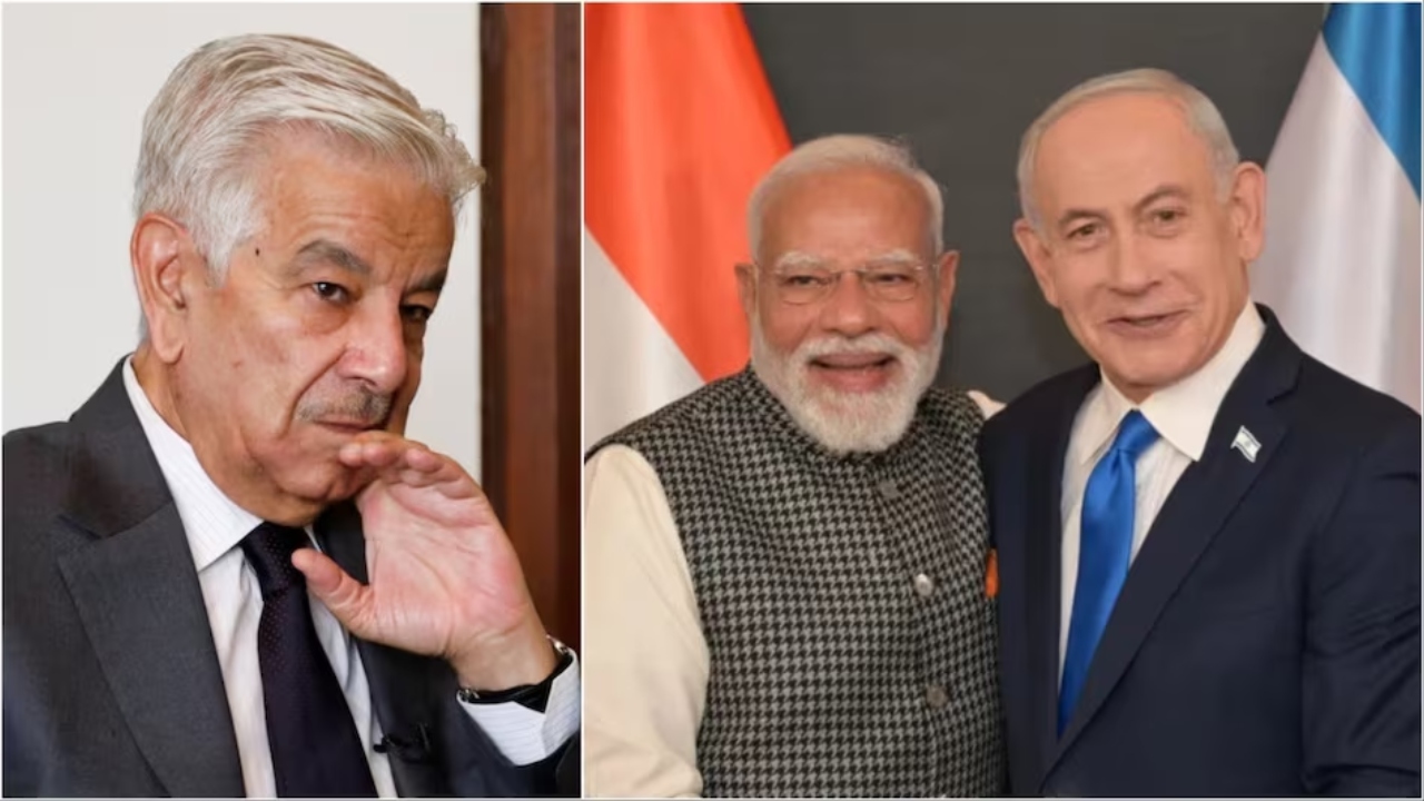 You are currently viewing ‘भारत-इजरायल मिलकर हमारे खिलाफ रच रहे साजिश’, मिडिल ईस्ट में जंग के बीच PAK मंत्री का बड़ा दावा