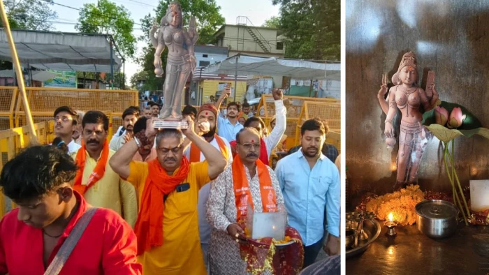भोजशाला में ‘महासत्याग्रह’ और ‘महाविजय महोत्सव’, 365 दिन पूजन अधिकार के बाद श्रद्धालुओं में उत्साह; आतिशबाजी के बीच गूंजे जयकारे